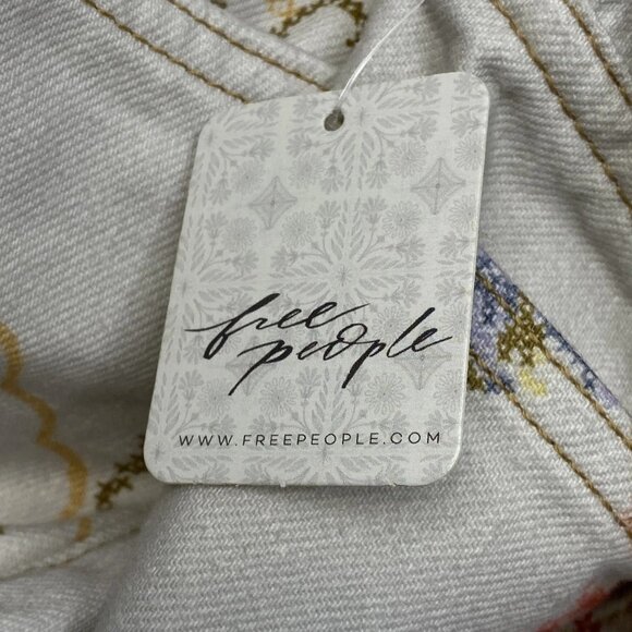 We The Free Women’s Eden Printed High-Slouchy Wide-Leg Pants – Ivory/Multi – 28 - Picture 6 of 14